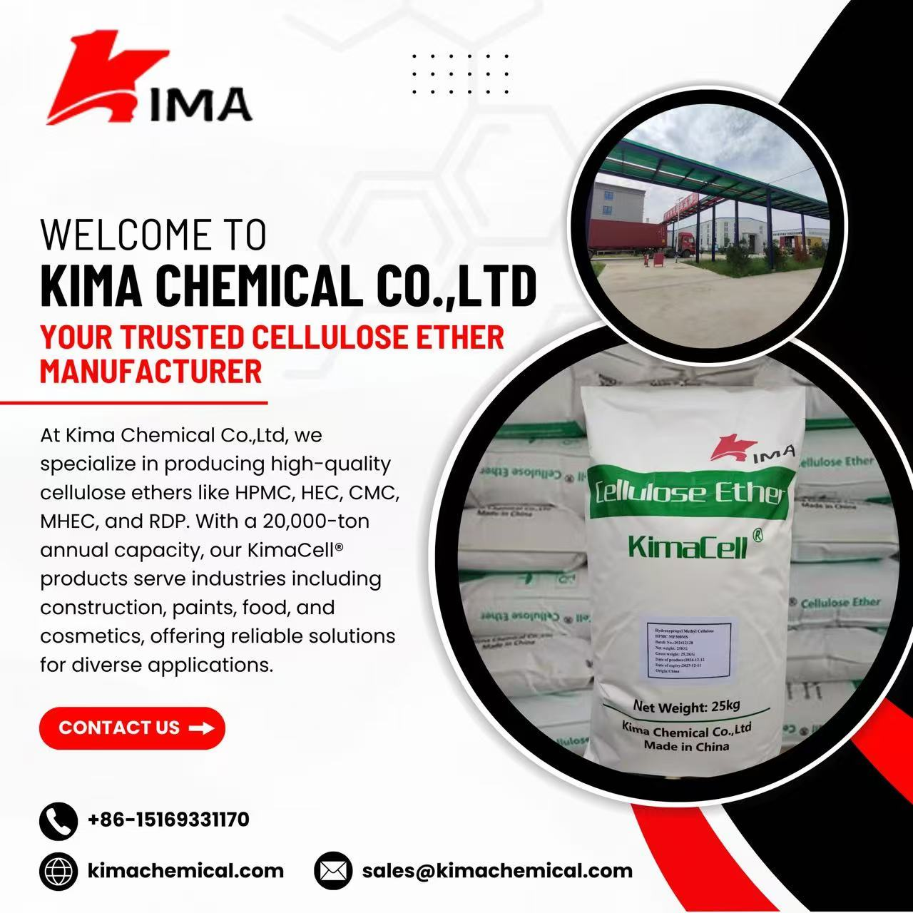Usine HPMC-Fabricant d'hydroxypropyl méthylcellulose