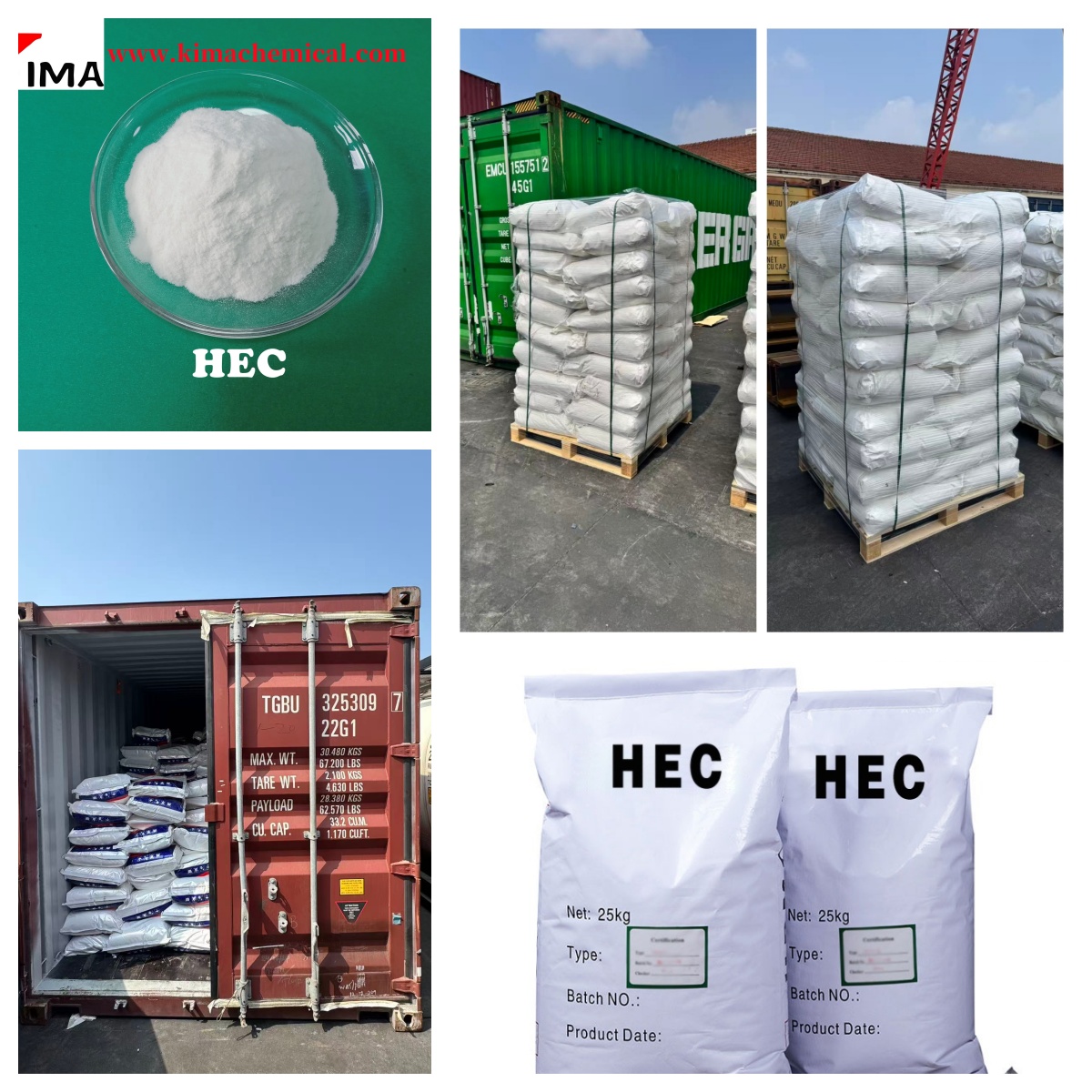 Poudre d'HEC chez Kima Chemical